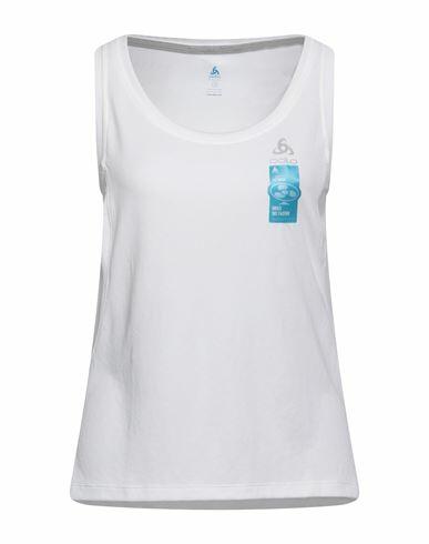 Odlo Woman Tank top White Polyester, Polypropylene Cover