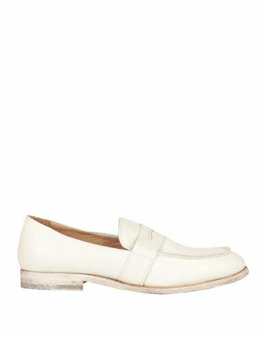 Moma Woman Loafers Ivory Leather Cover