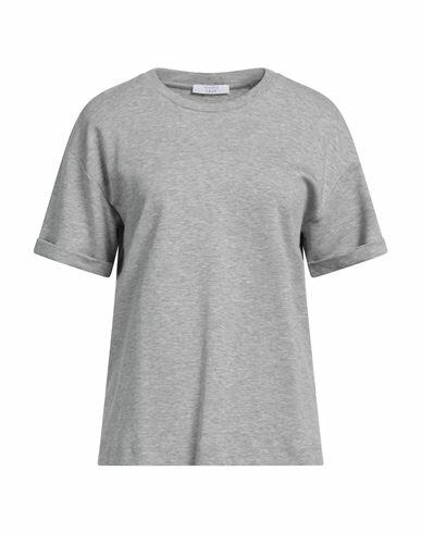 Peserico Easy Woman T-shirt Light grey Cotton, Polyamide Cover