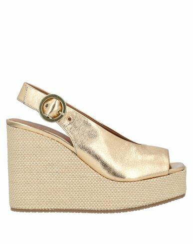 Carmens Woman Sandals Gold Soft Leather Cover