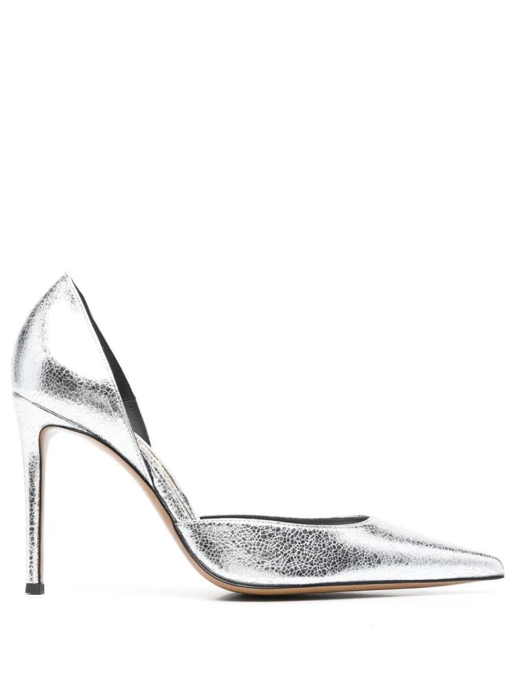 Alexandre Vauthier ALEX holographic stiletto pumps - Silver Cover