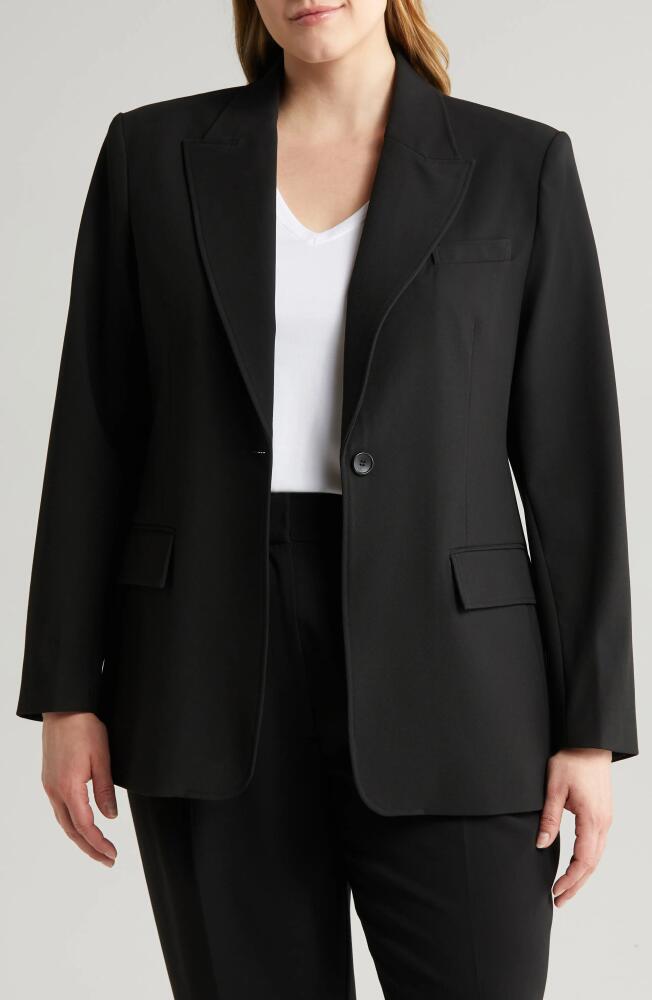 Nordstrom Novelty One-Button Blazer in Black Cover