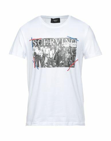 Ermanno Scervino Man T-shirt White Cotton, Elastane Cover