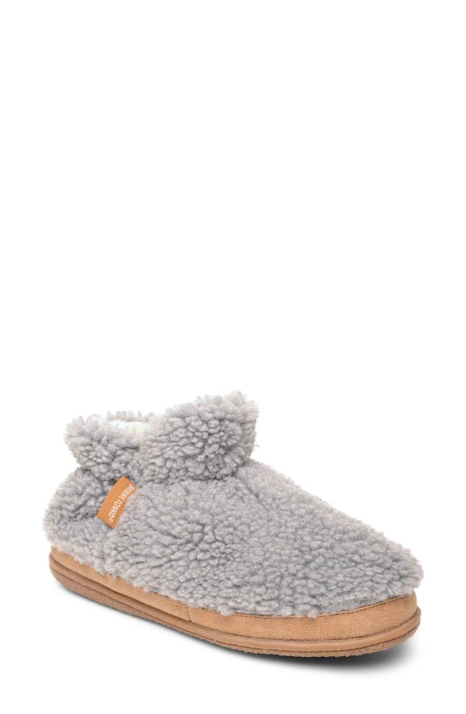 Minnetonka Brekyn Faux Shearling Slipper in Light Grey Cover