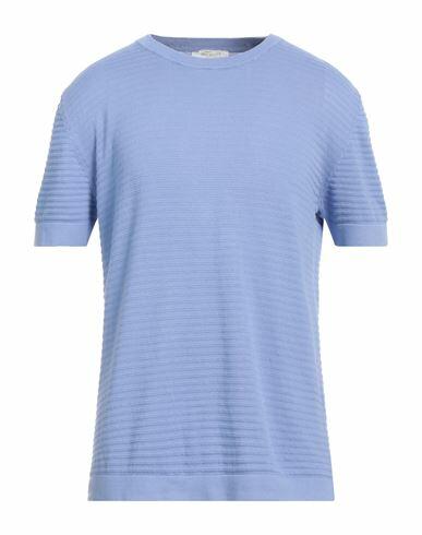 Bellwood Man Sweater Pastel blue Cotton Cover