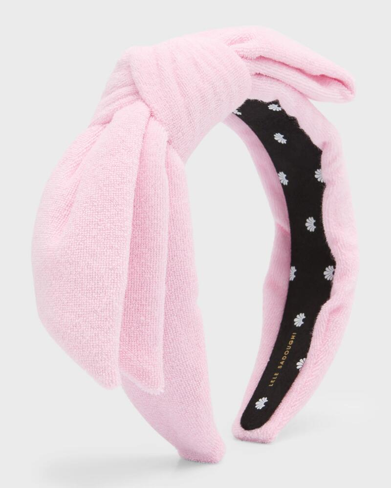 Lele Sadoughi Holly Terry Cloth Headband Cover