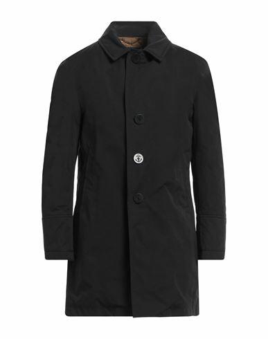 Sealup Man Coat Black Cotton, Polyester, Polyamide Cover