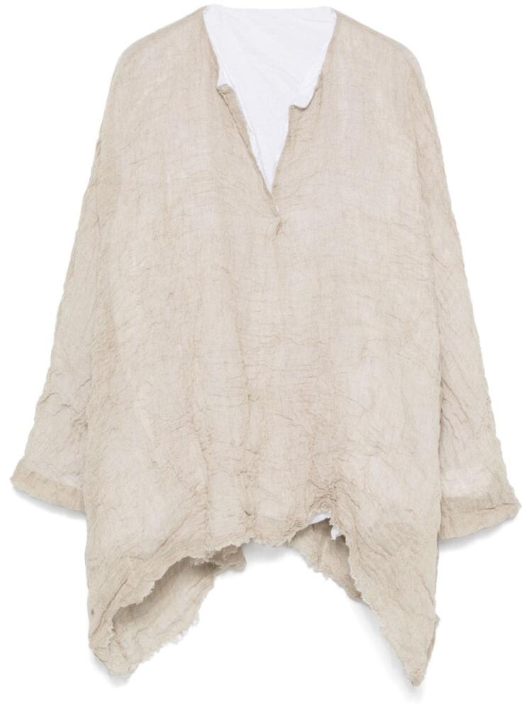 Daniela Gregis crinkled blouse - Neutrals Cover