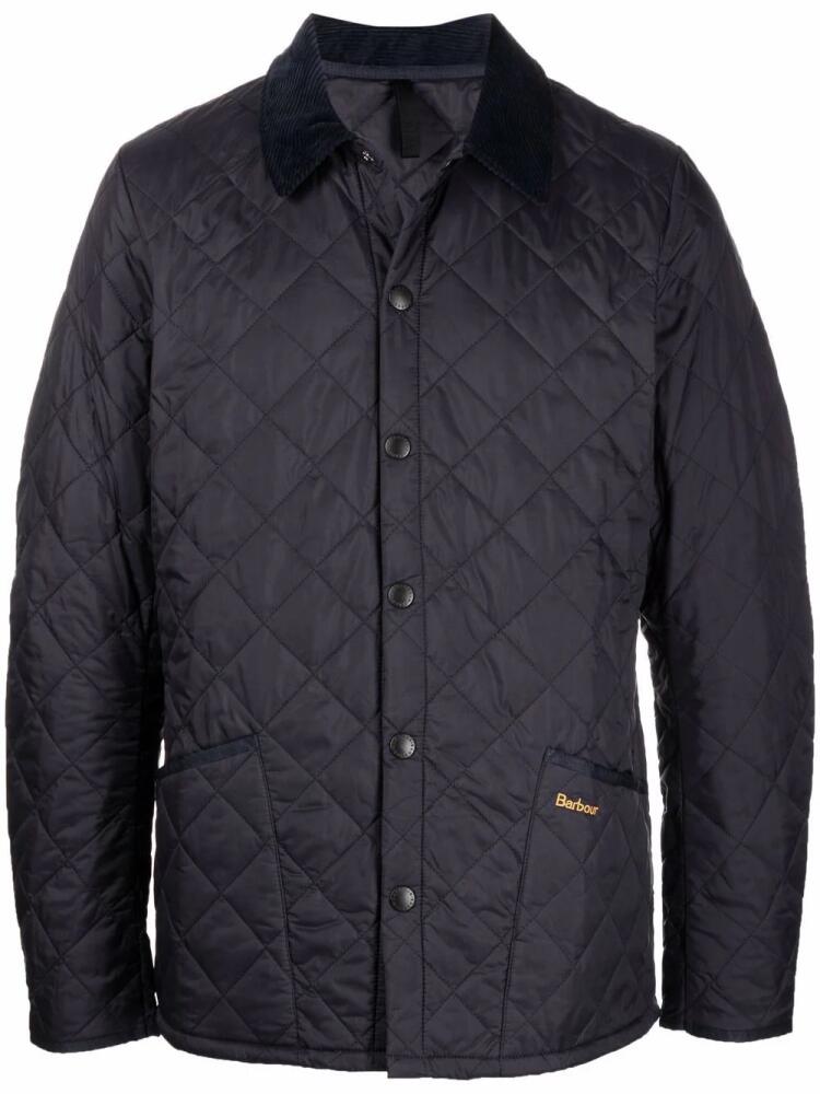 Barbour quilted rain jacket - Blue Cover