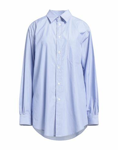 Maison Margiela Woman Shirt Light blue Cotton Cover