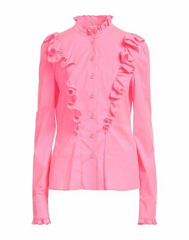 Philosophy Di Lorenzo Serafini Woman Shirt Fuchsia Polyester, Polyamide, Elastane Cover