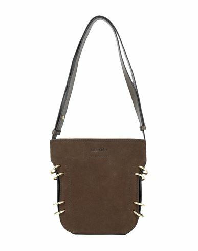 See By Chloé Alvy Bucket Bag Woman Cross-body bag Khaki Bovine leather Cover