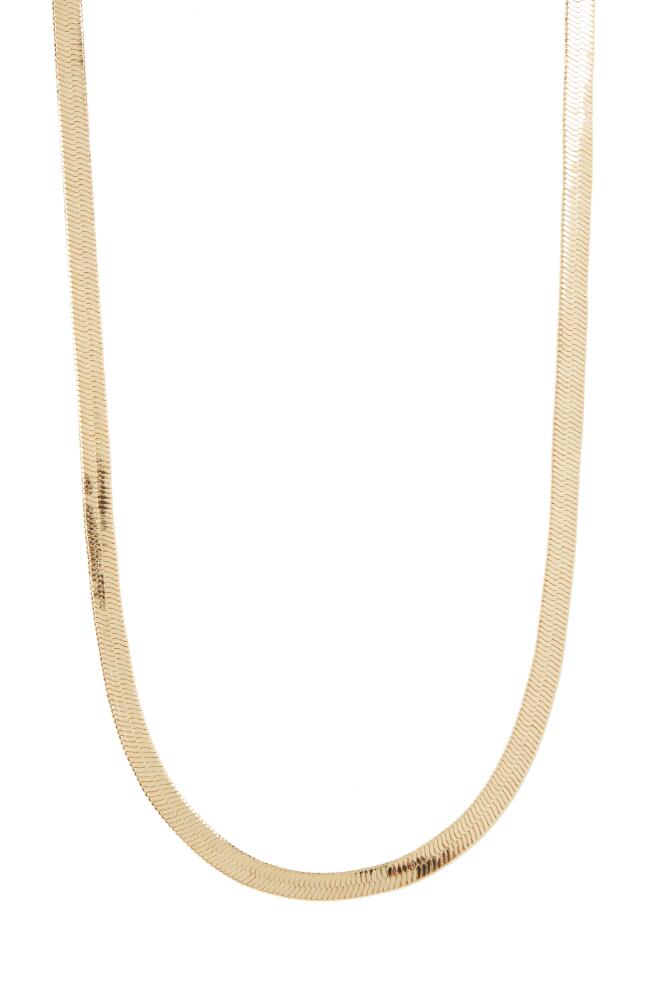 BP. 14K Gold Dipped Herringbone Chain Necklace Cover