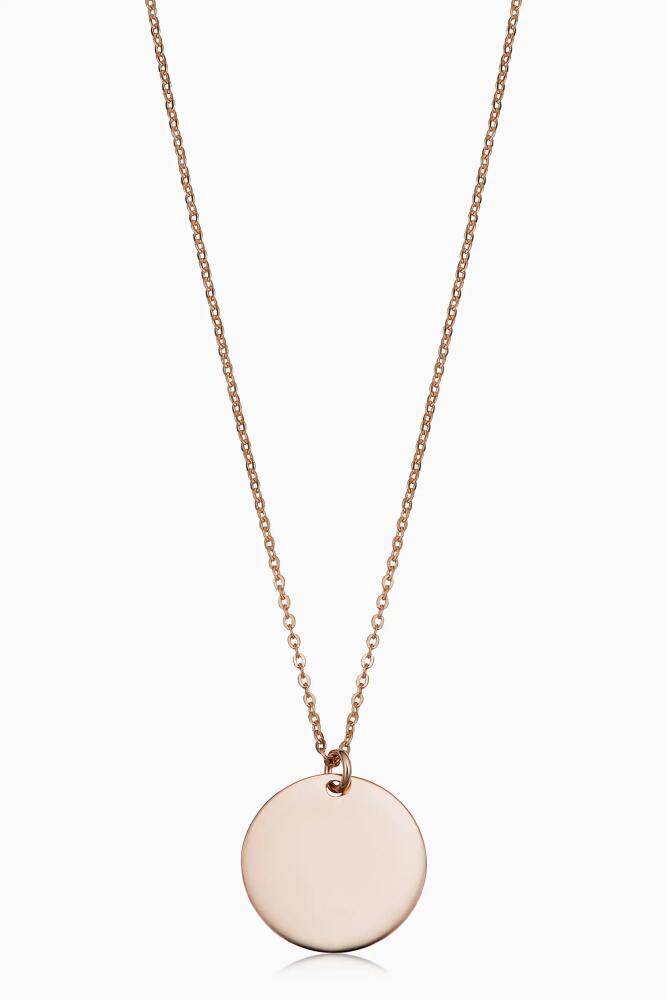 Oradina 14K Gold Manhattan Pendant Necklace in Rose Gold Cover