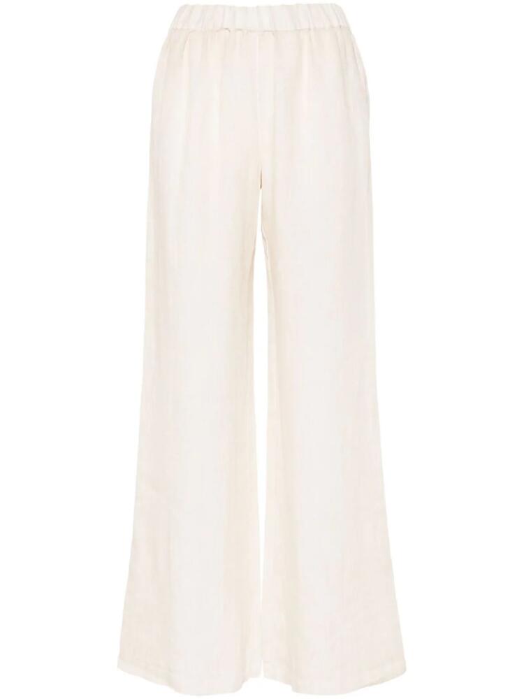 120% Lino straight linen trousers - Neutrals Cover