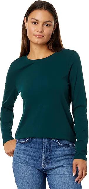 Madewell Northside Vintage Long-Sleeve Tee (Smoky Spruce) Women's Clothing Cover