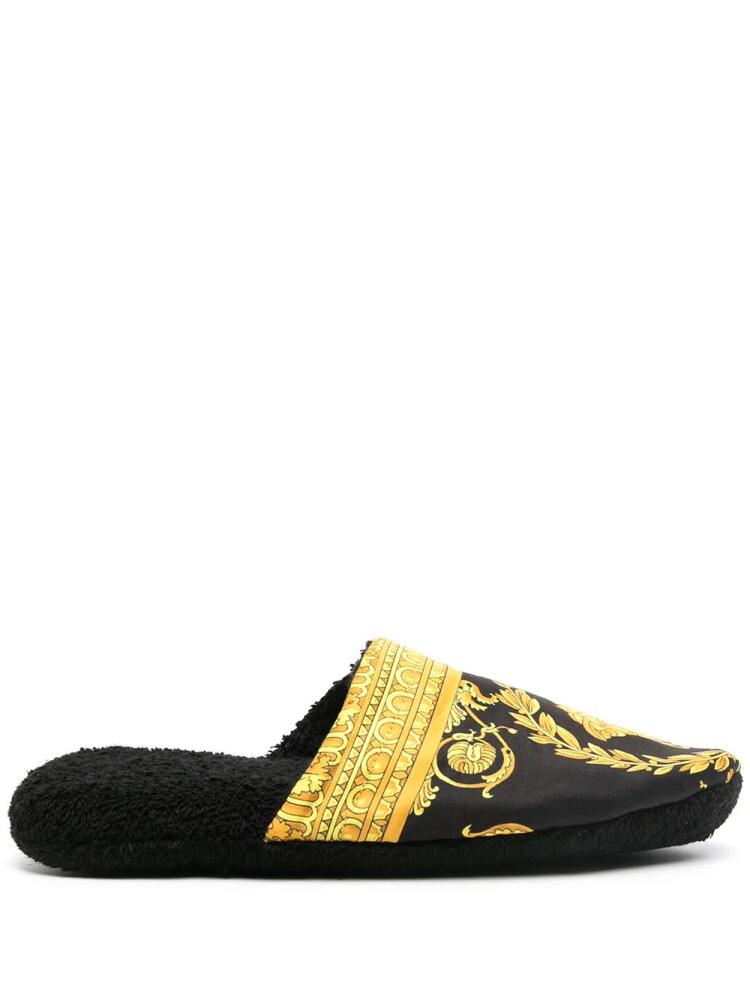 Versace I Love Baroque slippers - Black Cover