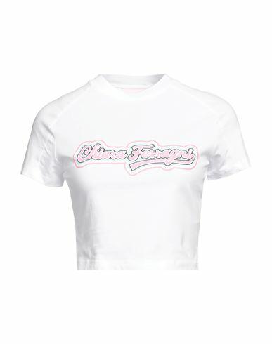 Chiara Ferragni Woman T-shirt White Cotton Cover