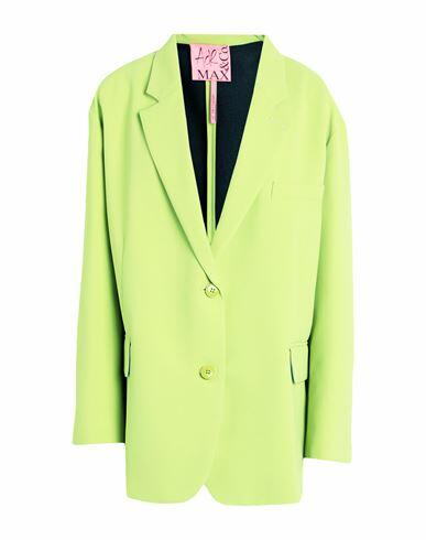 Max & co. Adr De-coated Woman Blazer Acid green Polyester Cover