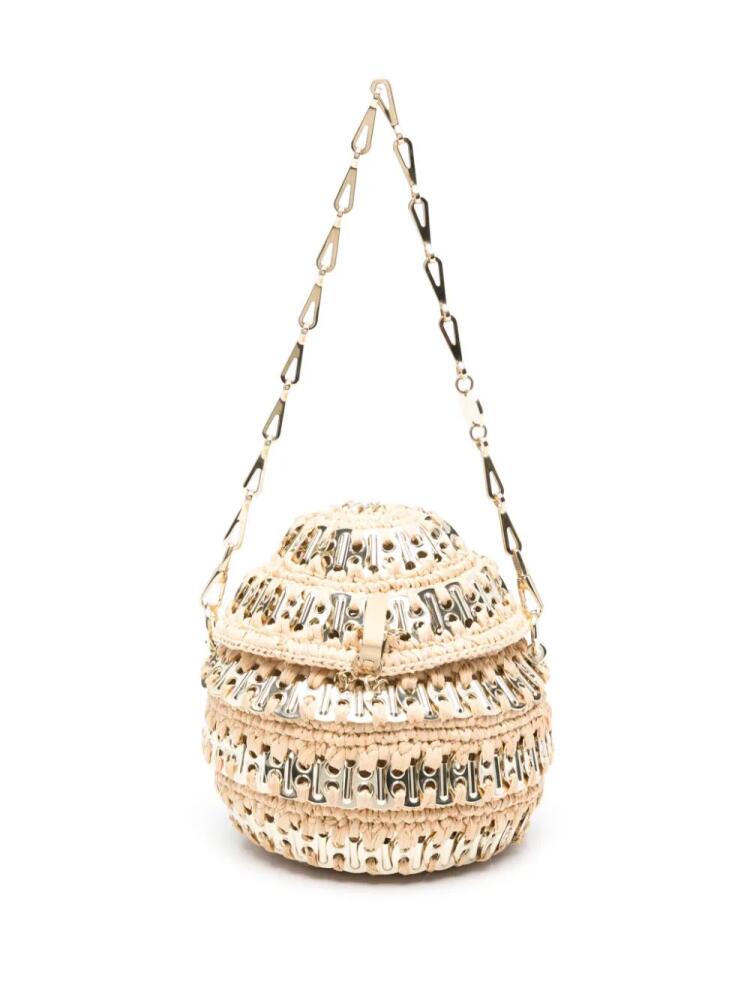 Rabanne 1969 Ball Sac mini bag - Neutrals Cover