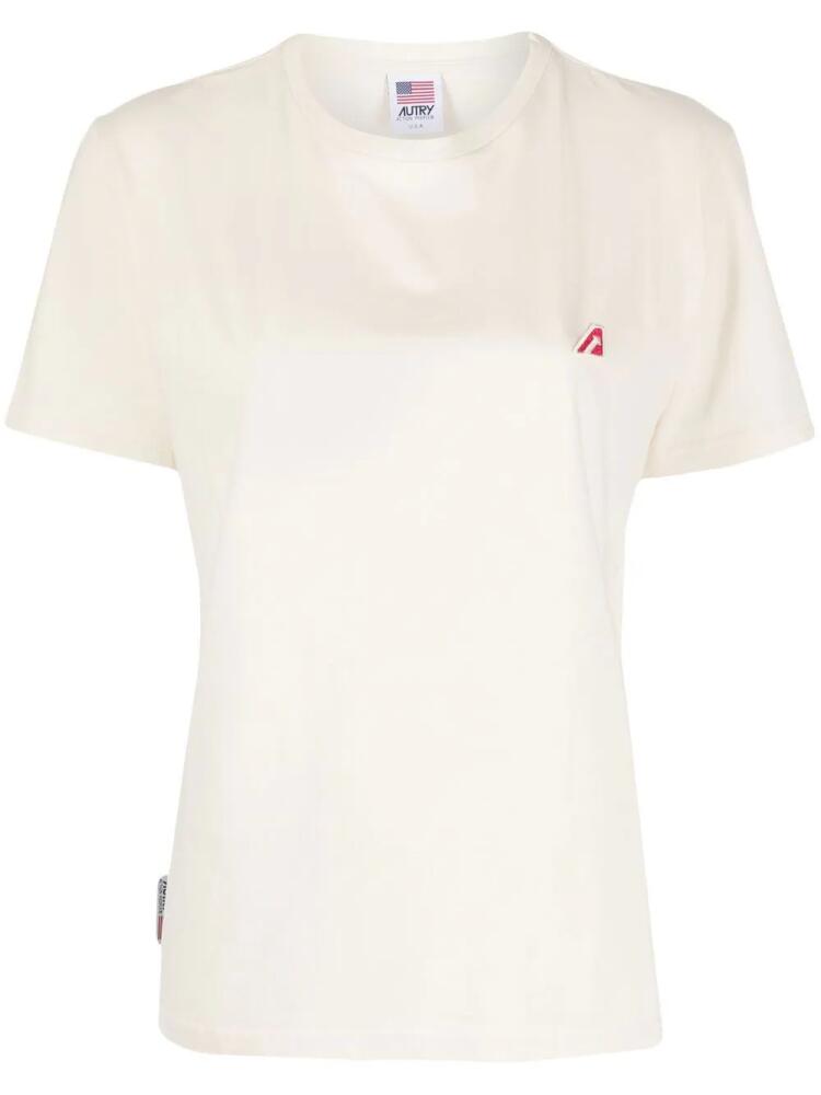 Autry logo-print short-sleeved T-shirt - White Cover