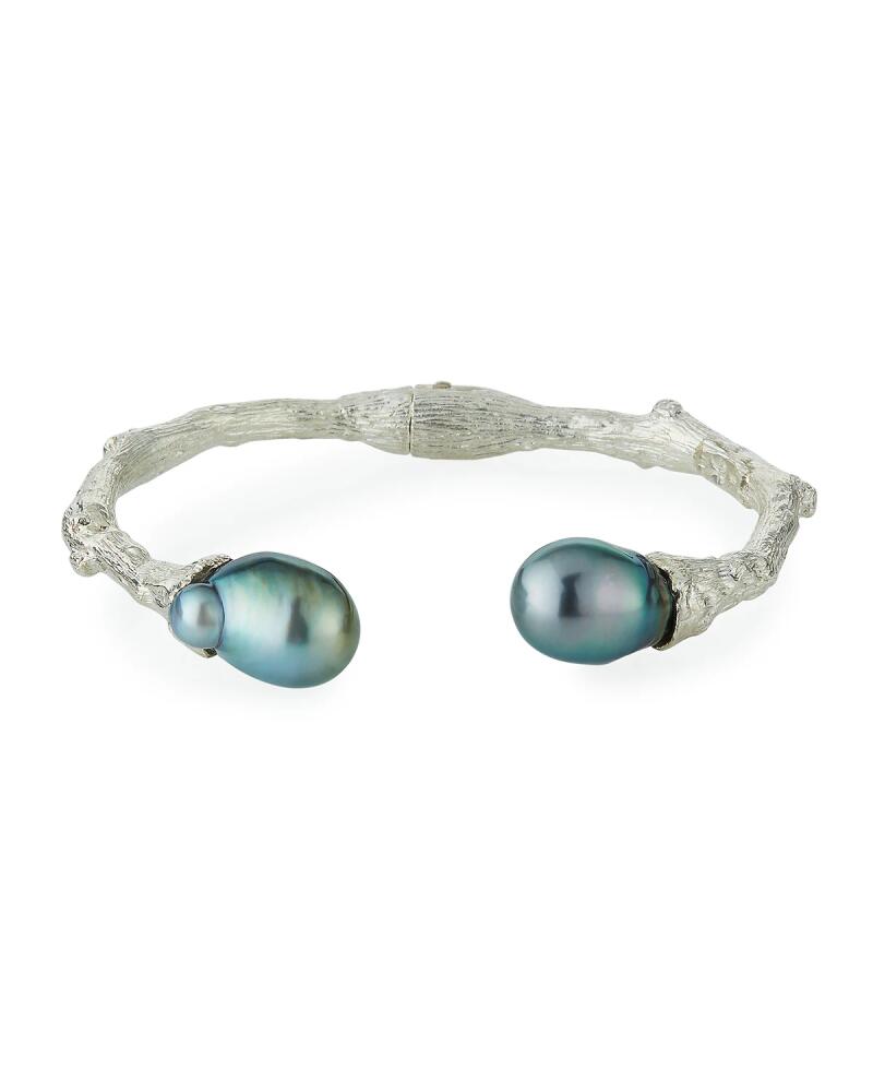 K Brunini Twig & 12mm Tahitian Pearl Cuff Cover