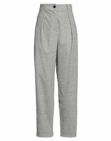 Emporio Armani Woman Pants Light grey Virgin Wool, Cashmere, Elastane Cover