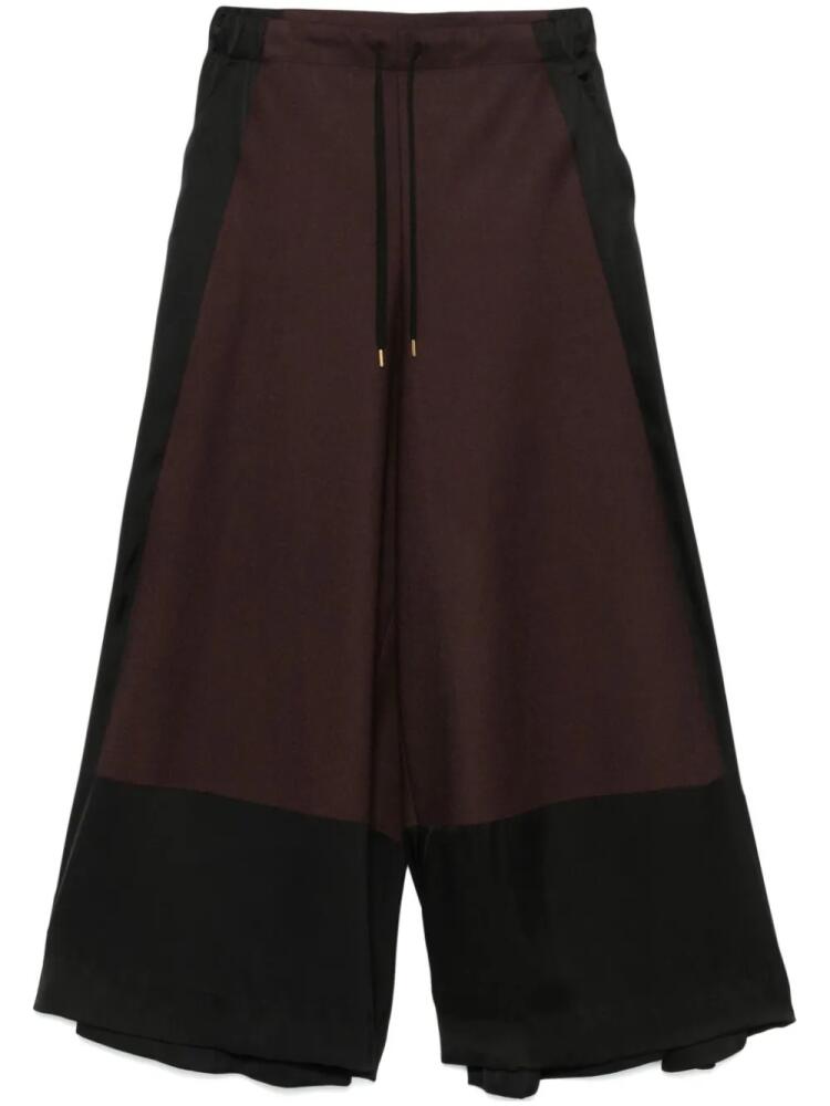 Undercover panelled trousers - Brown Cover