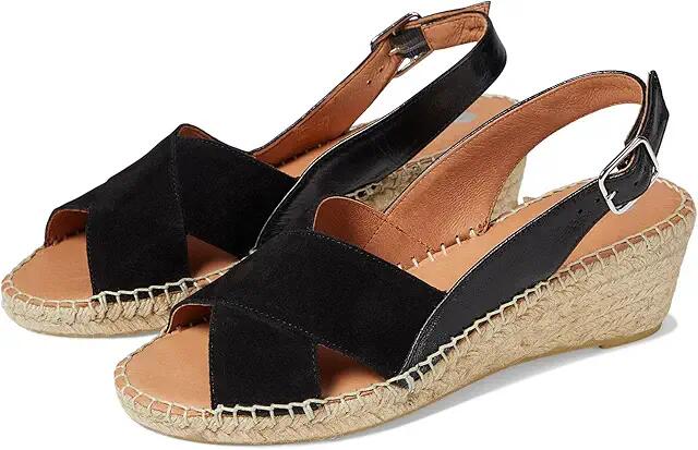 Eric Michael Carol (Black) Women's Wedge Shoes Cover