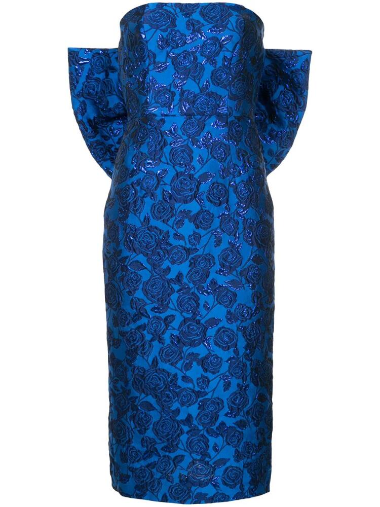 Bambah Bellflower pencil bow dress - Blue Cover