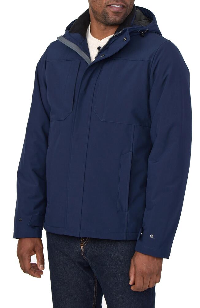 Rainforest Soft Shell City Hooded Jacket in Mood Indigo Cover