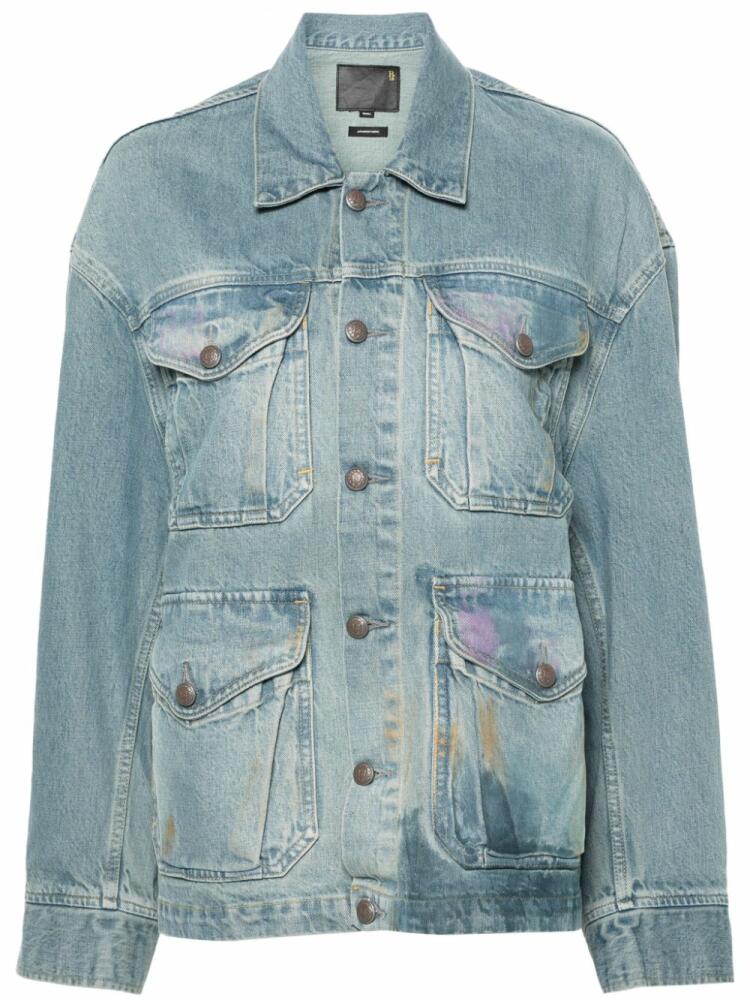 R13 Trucker oversized denim jacket - Blue Cover