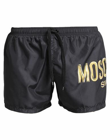 Moschino Man Swim trunks Black Polyester Cover