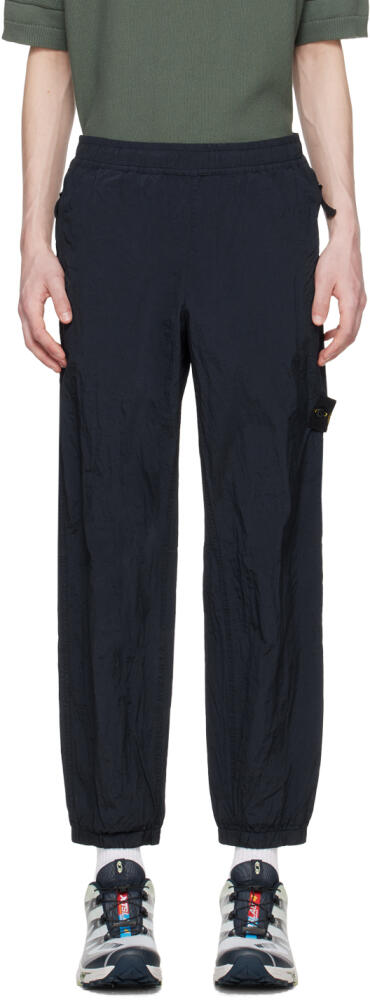 Stone Island Navy Patch Track Pants Cover