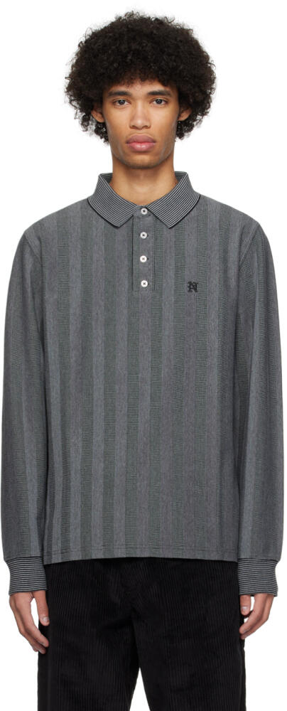 Noah Black Striped Polo Cover