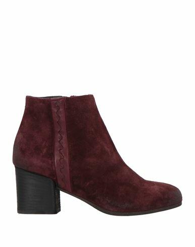 Pantanetti Woman Ankle boots Burgundy Leather Cover