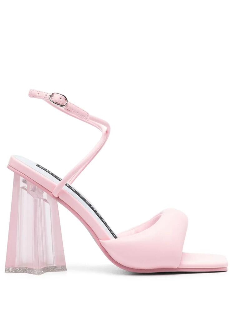 Chiara Ferragni Andromedra 100mm padded sandals - Pink Cover