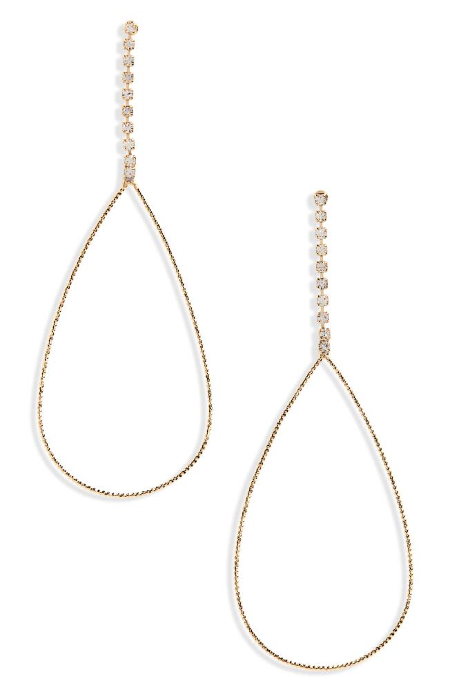 Panacea Hammered Teardrop Earrings in Gold Cover