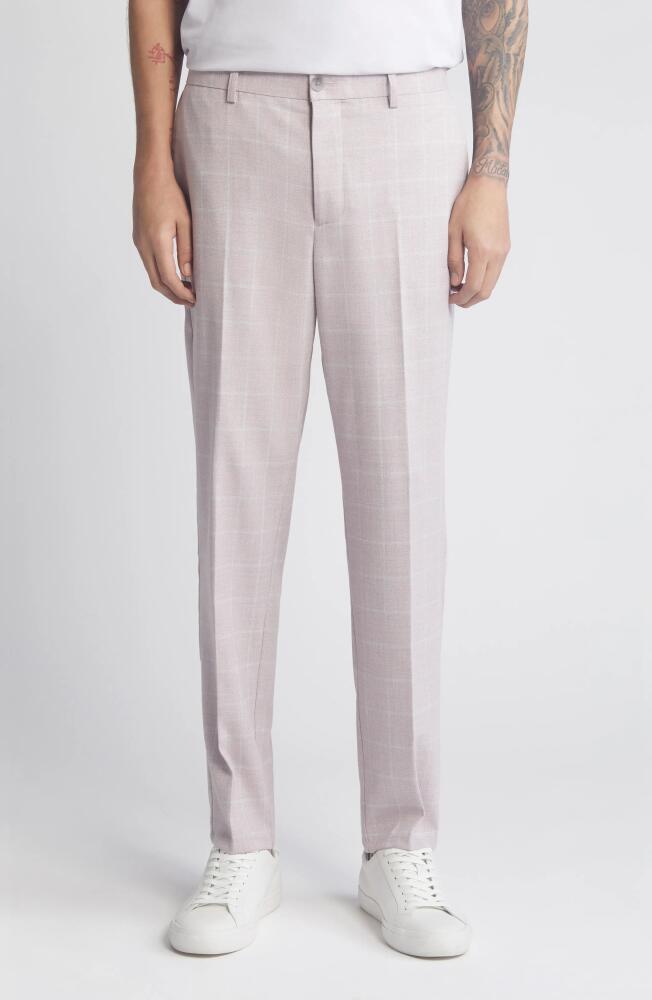 Open Edit Plaid Pants in Pink-White Genoa Pane Cover