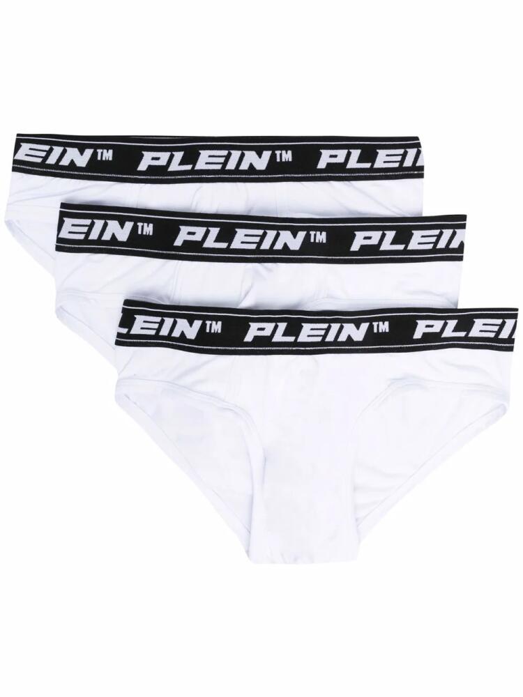 Philipp Plein three-pack brief set - White Cover