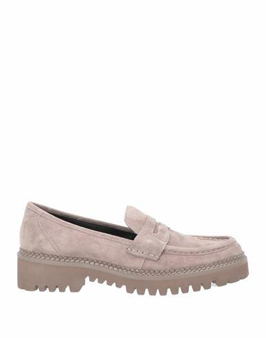 Bibi Lou Woman Loafers Grey Leather Cover