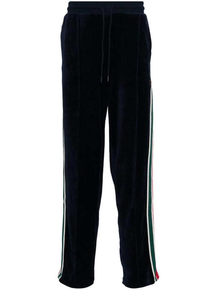 Sergio Tacchini logo embroidered track pants - Blue Cover