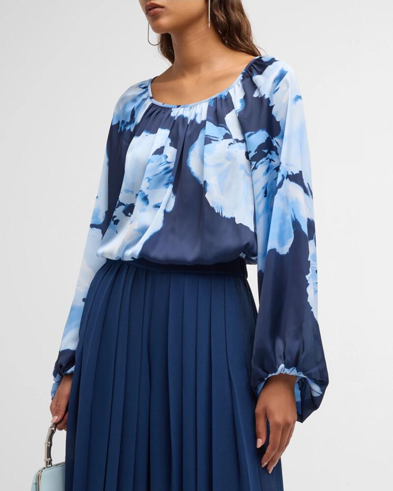 Ramy Brook Aria Watercolor Bloom Blouse Cover