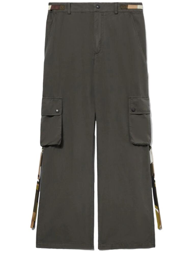 PUCCI Toile cargo trousers - Grey Cover