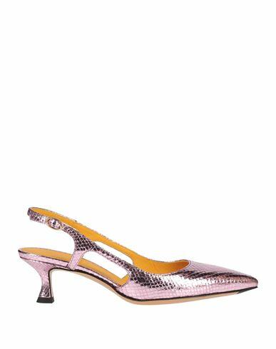 Mara Bini Woman Pumps Pink Leather Cover