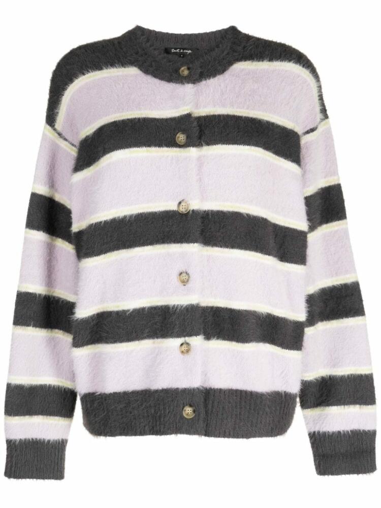 tout a coup stripe-print cardigan - Multicolour Cover