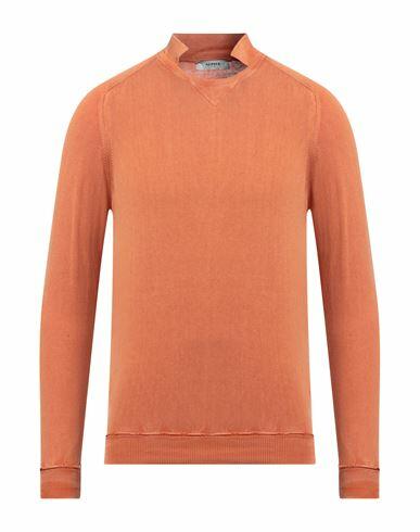 Alpha Studio Man Sweater Orange Cotton Cover