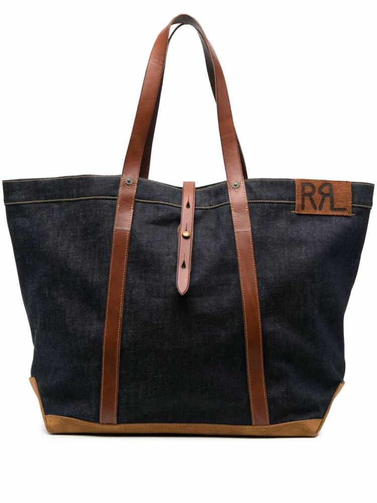 Ralph Lauren RRL leather tote bag - Blue Cover