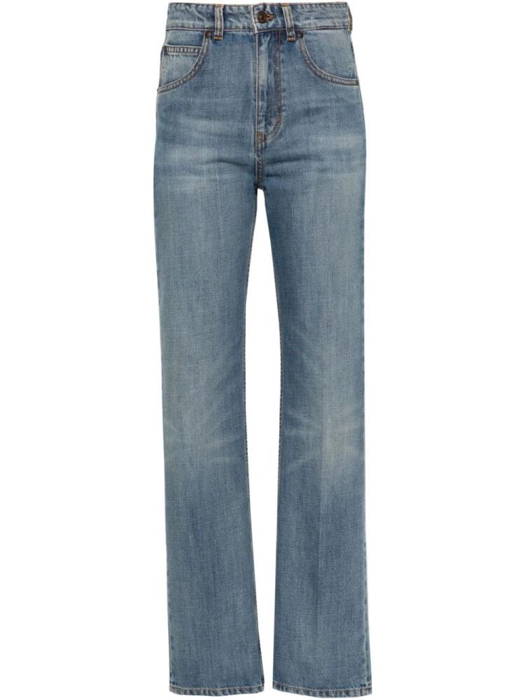 Victoria Beckham Julia high-rise slim jeans - Blue Cover