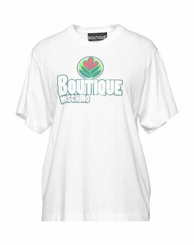 Boutique Moschino Woman T-shirt White Cotton Cover